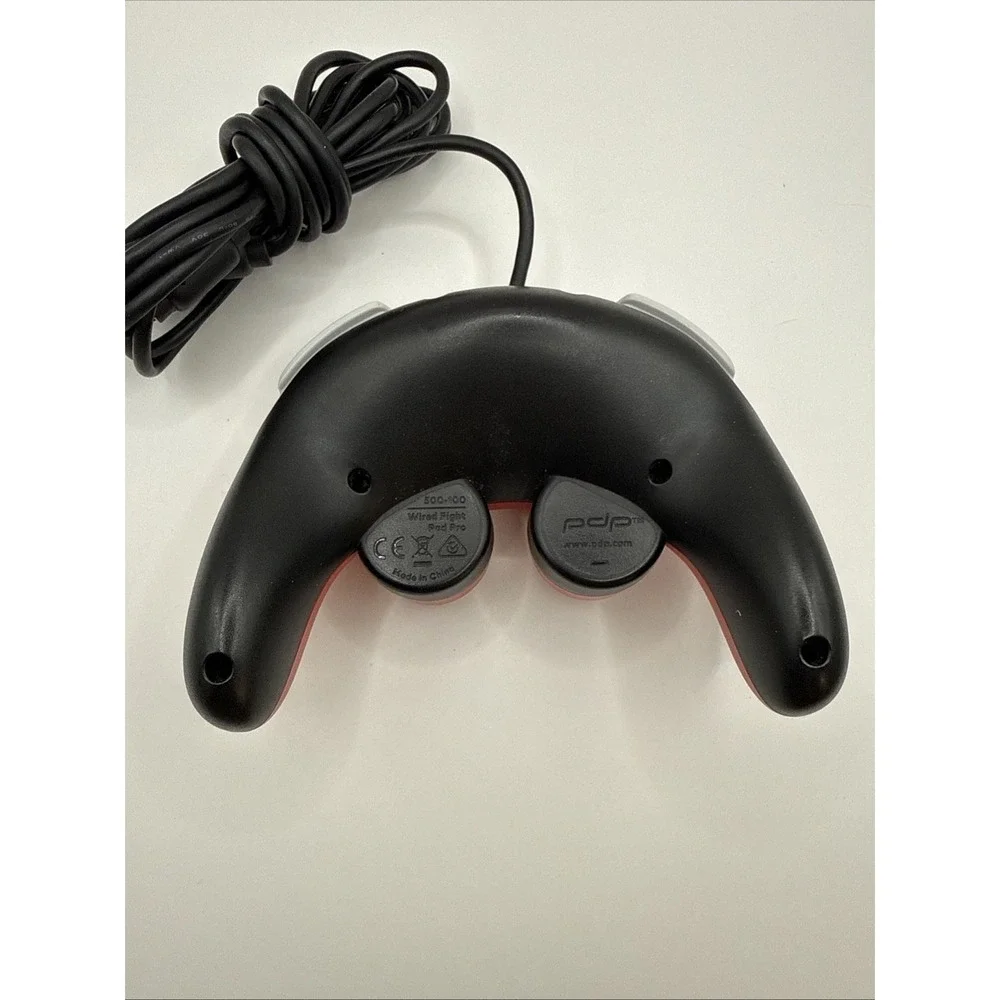 PDP Wired Fight Pad Pro Mario Red Controller 500-100 USB For Nintendo Switch Wii